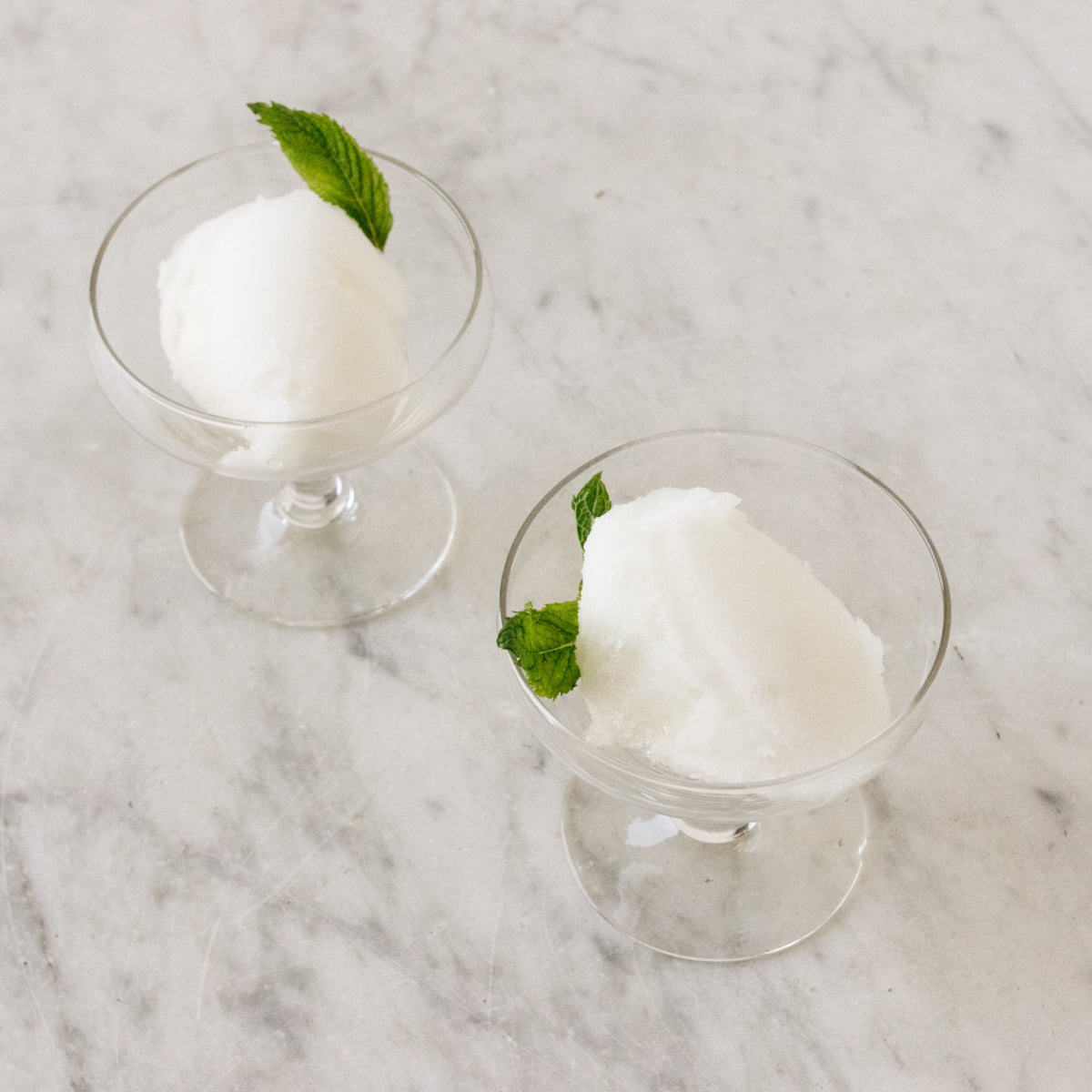 Ensemble de 5 coupes à dessert simples