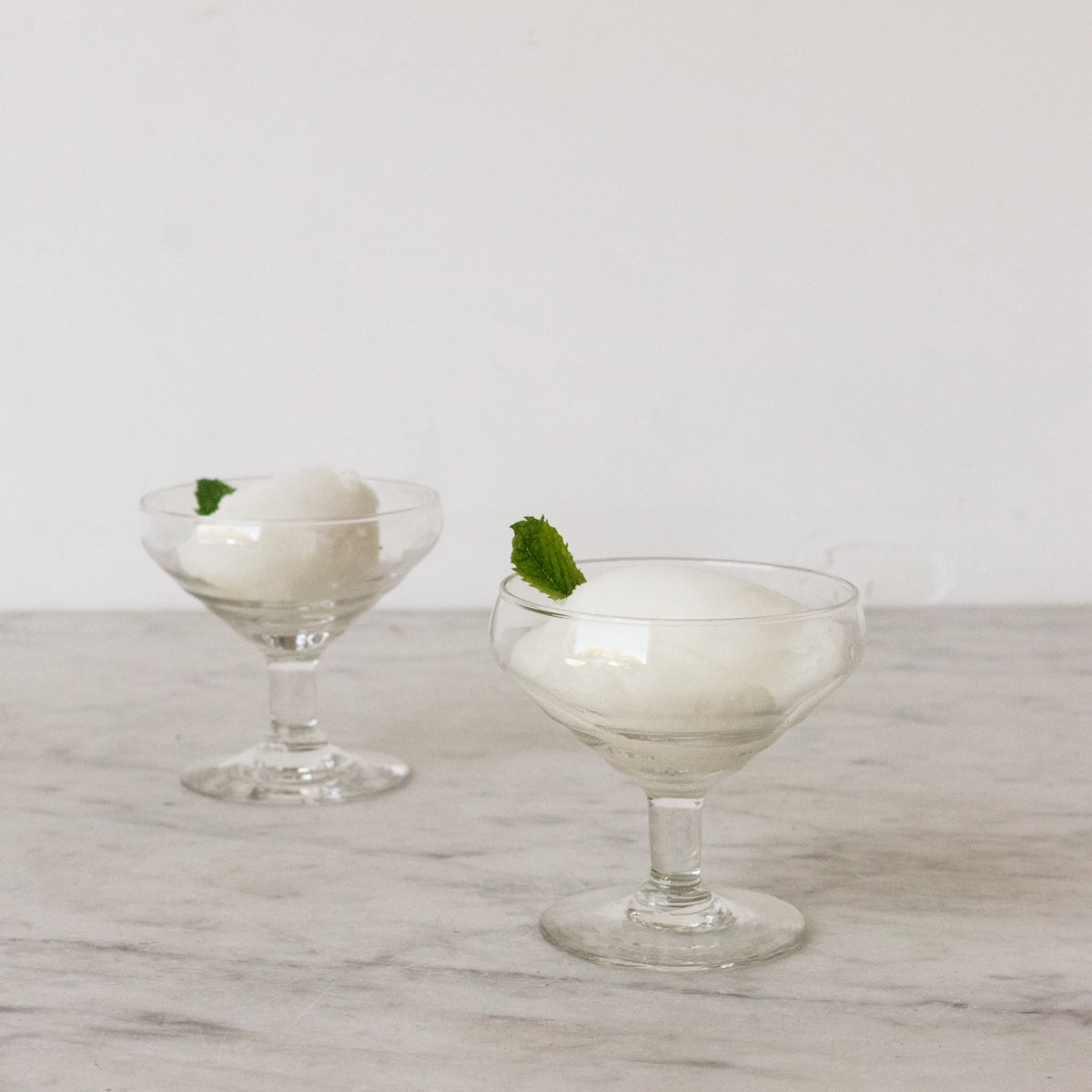 Ensemble de 5 coupes à dessert simples