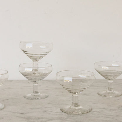 Ensemble de 5 coupes à dessert simples