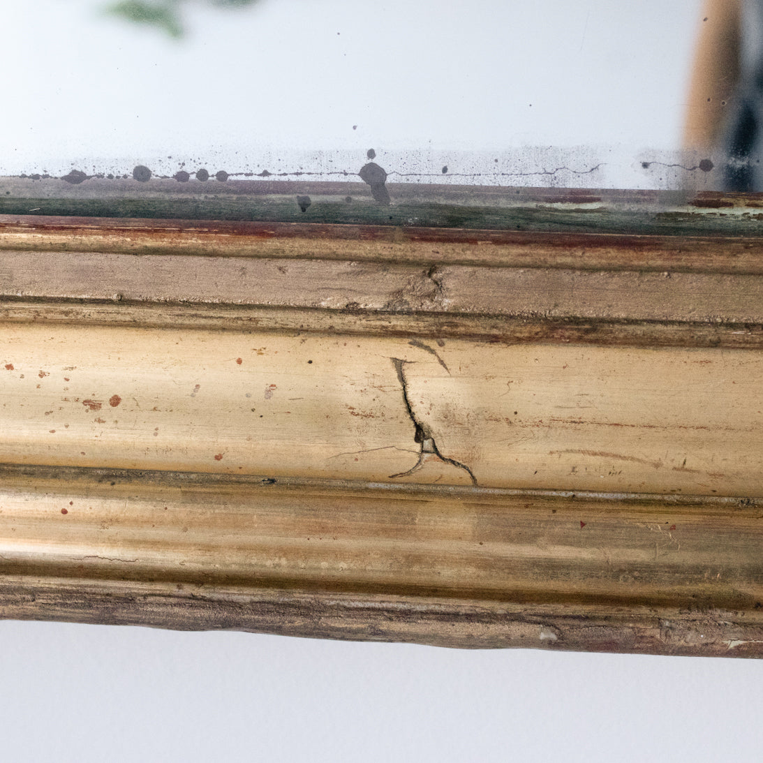 Miroir doré vintage