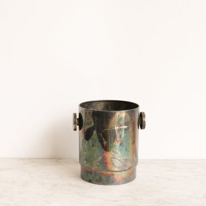Seau à champagne Art Déco en argent