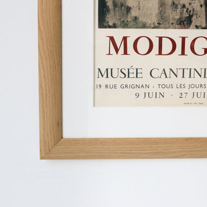 affiche publicitaire Français vintage | Musée Modigliani Cantini Marseille