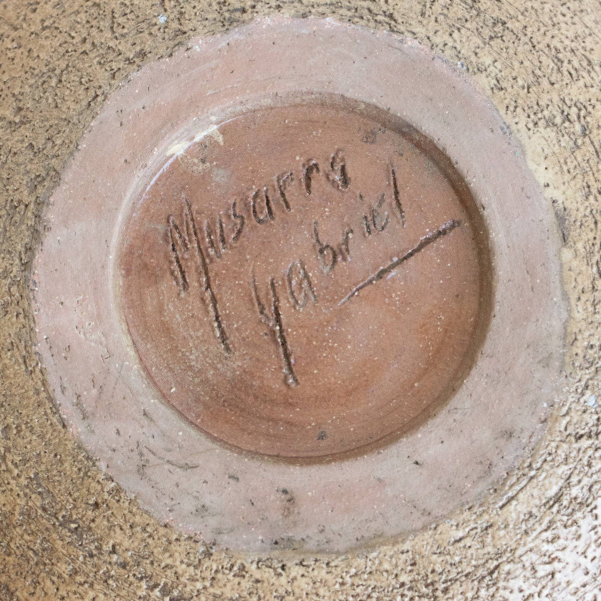 Vase en grès Gabriel Mussarra | Signé par l'artiste