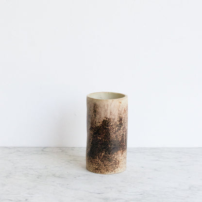 Vase vintage en grès | Signé par l'artiste