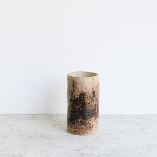 Vase vintage en grès | Signé par l'artiste