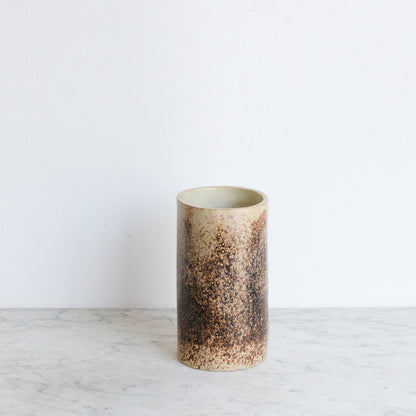 Vase vintage en grès | Signé par l'artiste