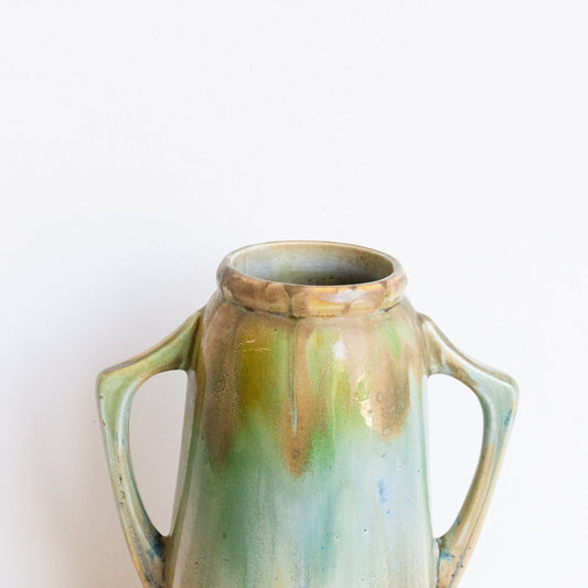 Vase Art déco en grès | Signé par l'artiste
