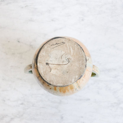 Vase Art déco en grès | Signé par l'artiste