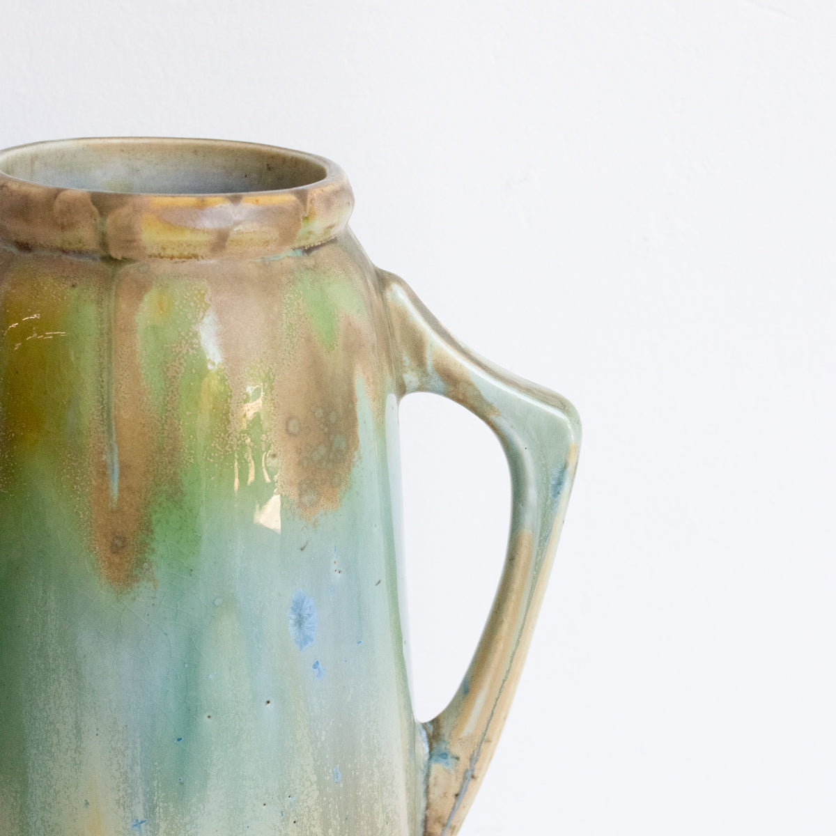 Vase Art déco en grès | Signé par l'artiste