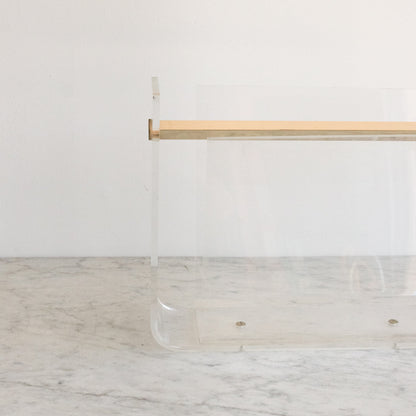 David Lange pour Porte-revues Vintage Roche Bobois