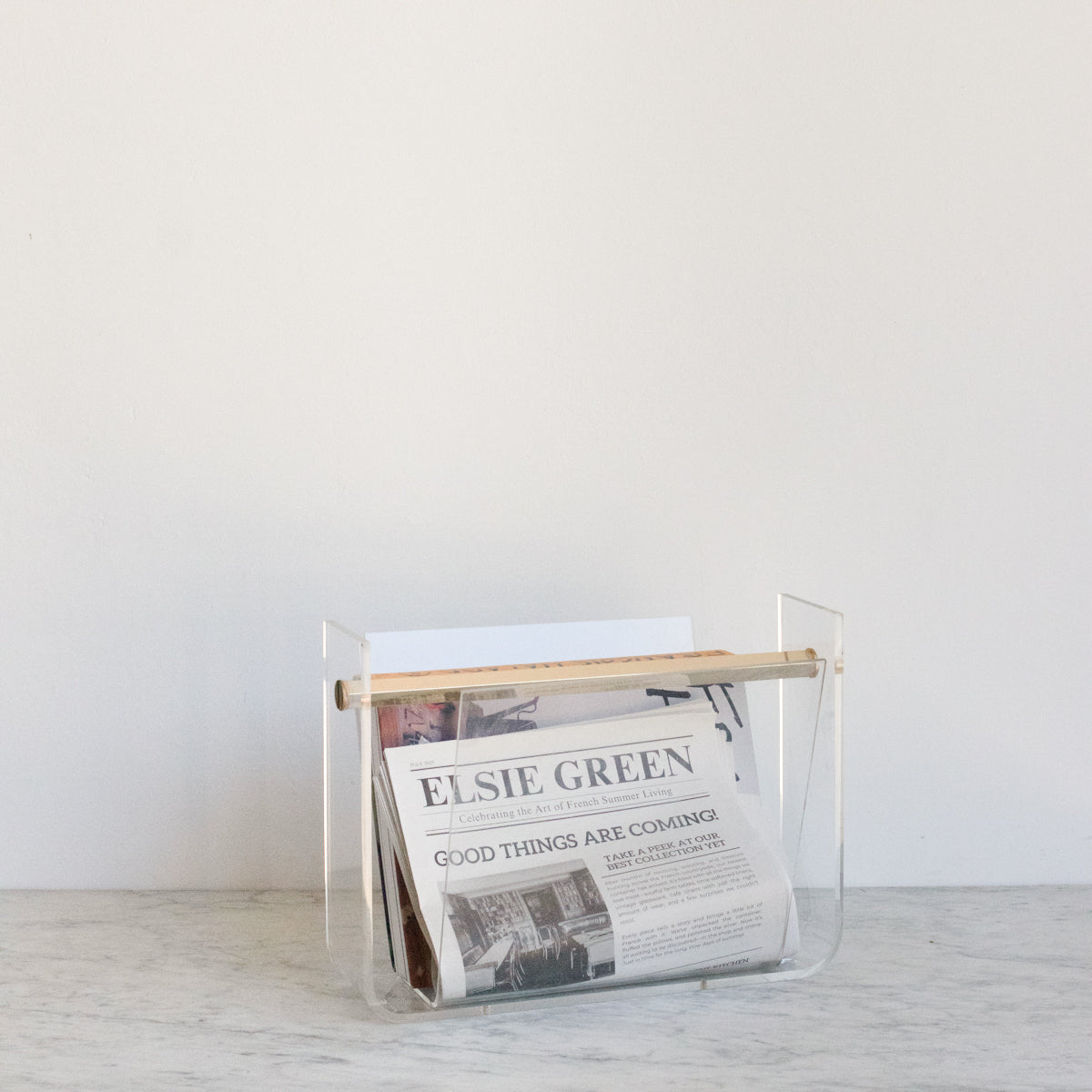 David Lange pour Porte-revues Vintage Roche Bobois