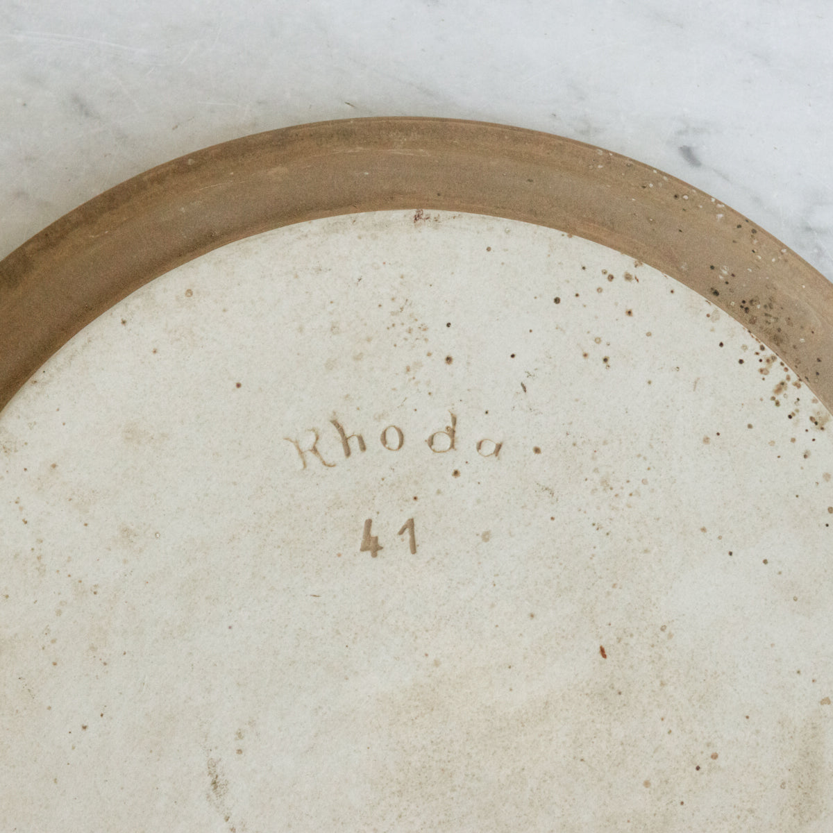 Bol et plat en grès Rhoda Ceram