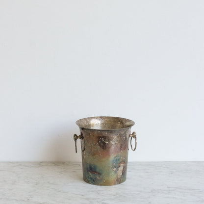 Seau à champagne vintage en argent