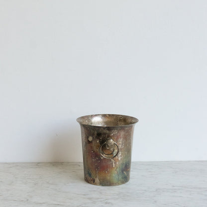 Seau à champagne vintage en argent