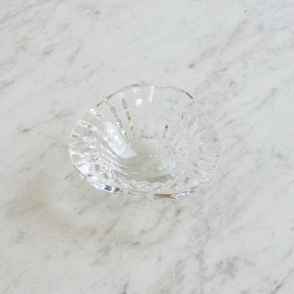Cendrier vintage en cristal de Baccarat