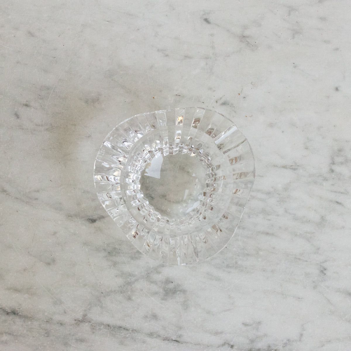 Cendrier vintage en cristal de Baccarat