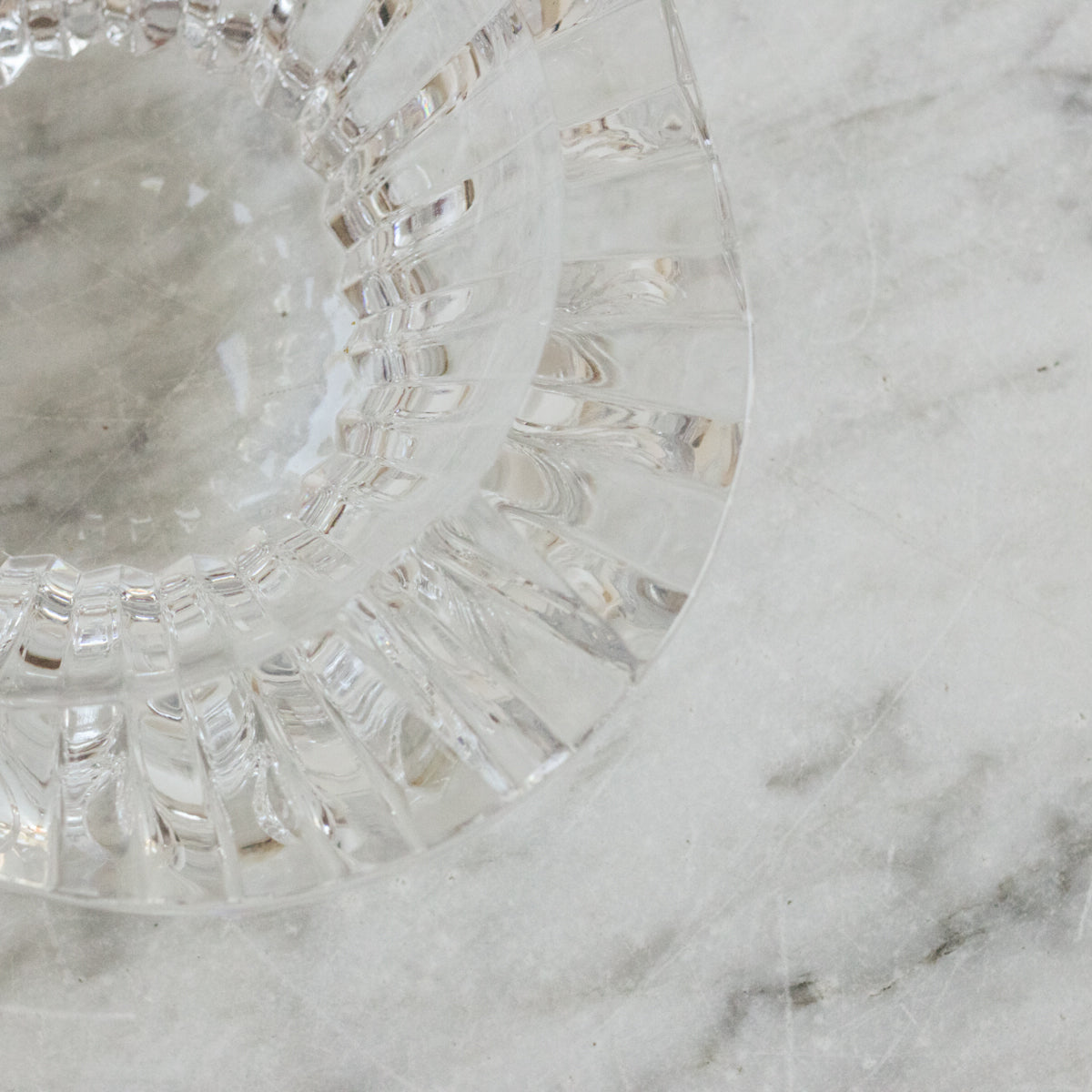 Cendrier vintage en cristal de Baccarat