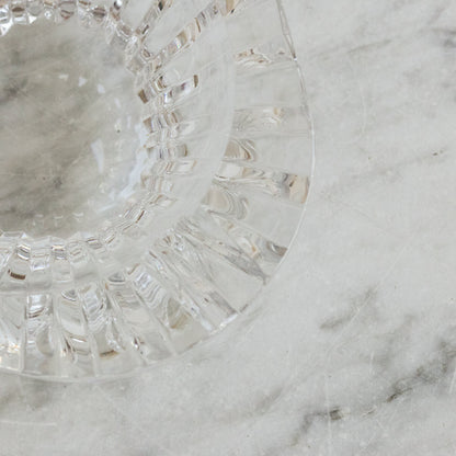 Cendrier vintage en cristal de Baccarat