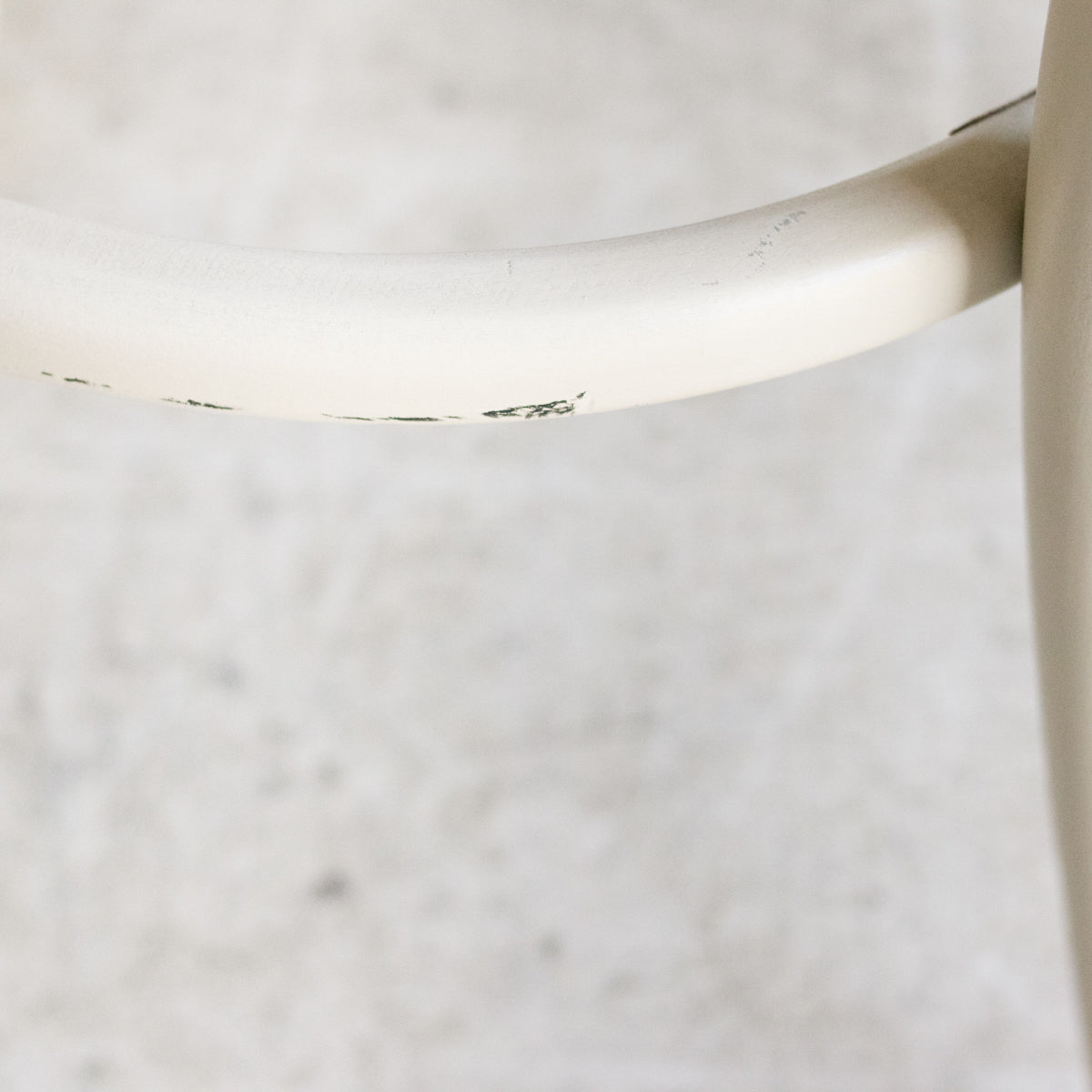 Chaise mouette vintage avec assise en coutil