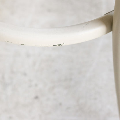 Chaise mouette vintage avec assise en coutil