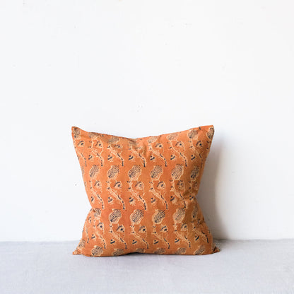 Housse de coussin à imprimé bloc | Rupa Safran
