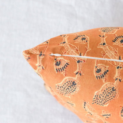 Housse de coussin à imprimé bloc | Rupa Safran