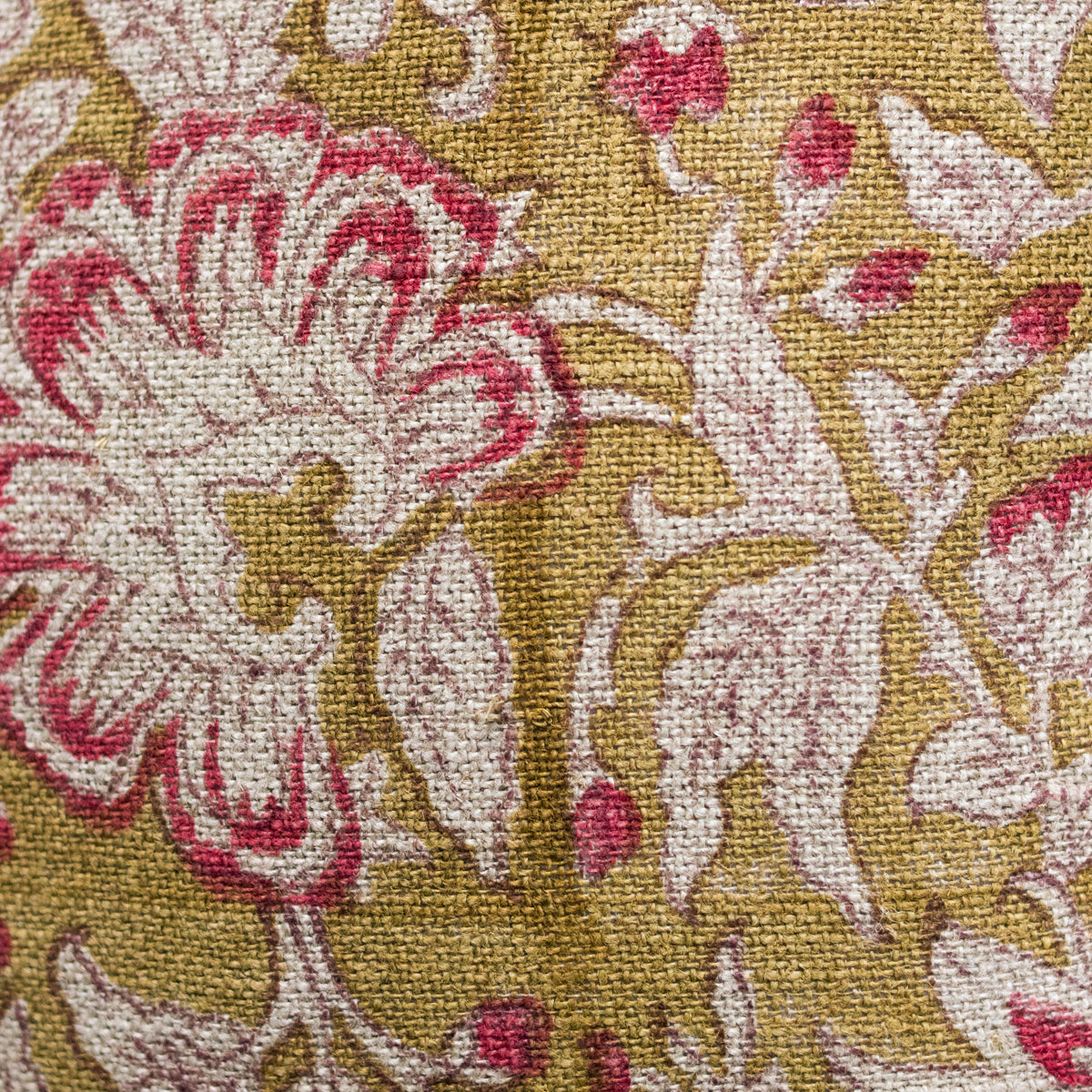 Housse de coussin à imprimé bloc | Kundan Ruby