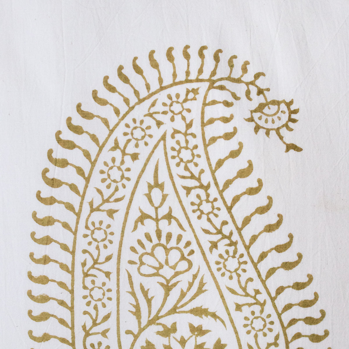 Housse de coussin à imprimé bloc | Silvie Gold 