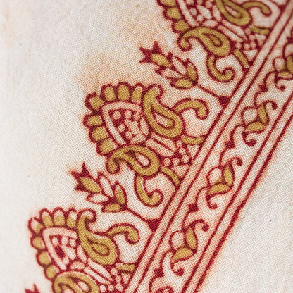 Housse de coussin à imprimé bloc | Evani