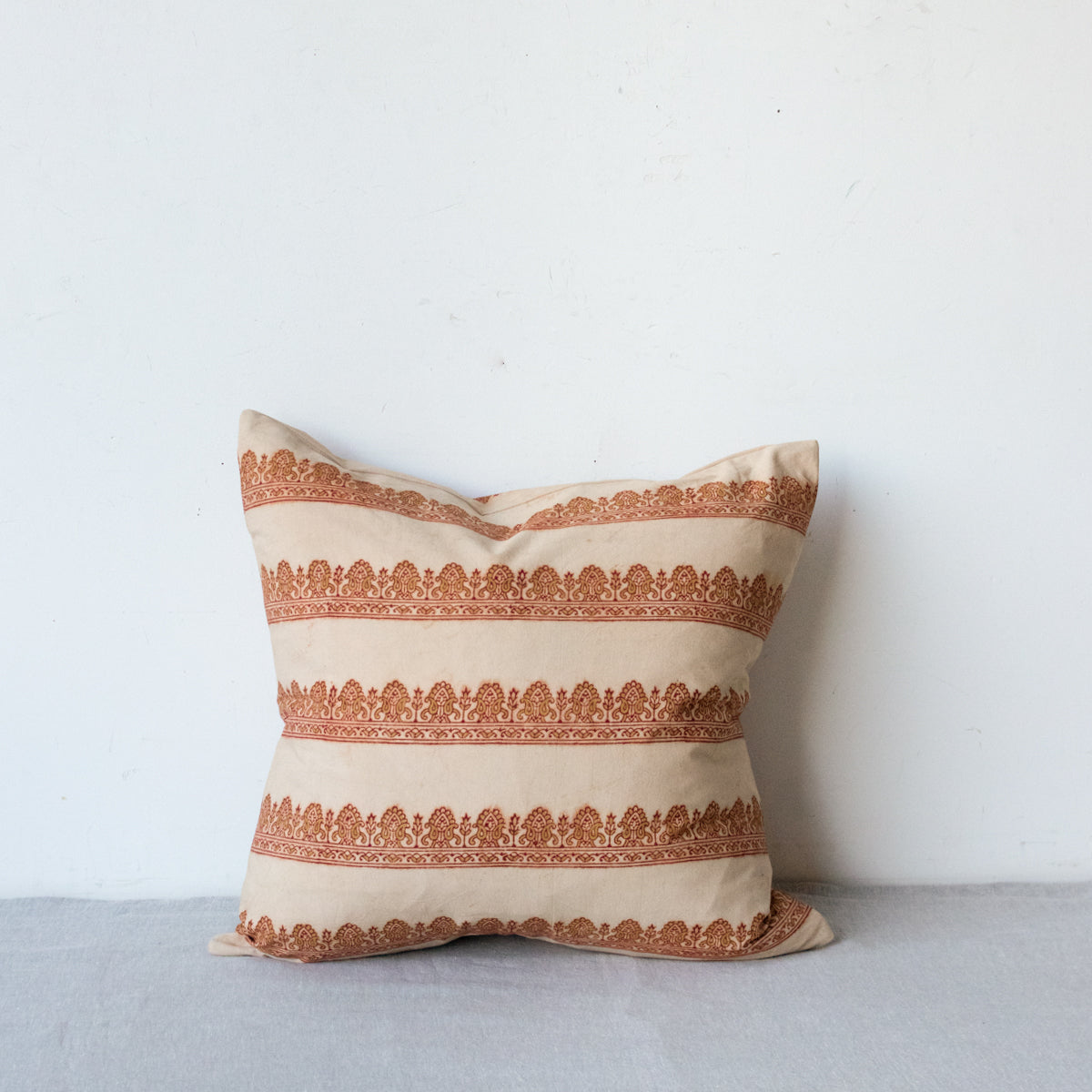 Housse de coussin à imprimé bloc | Evani