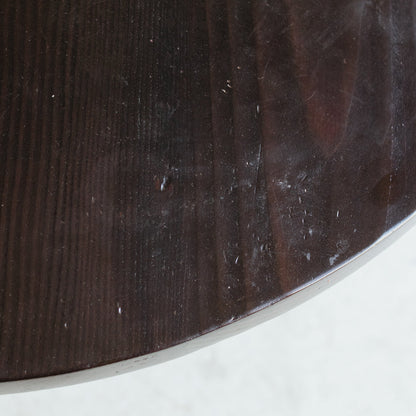 Table de ferme ovale en bois récupéré | Échantillon de sol