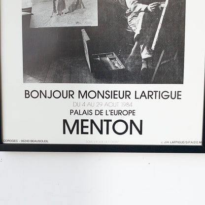 Exposition Lartigue Publicité Encadrée