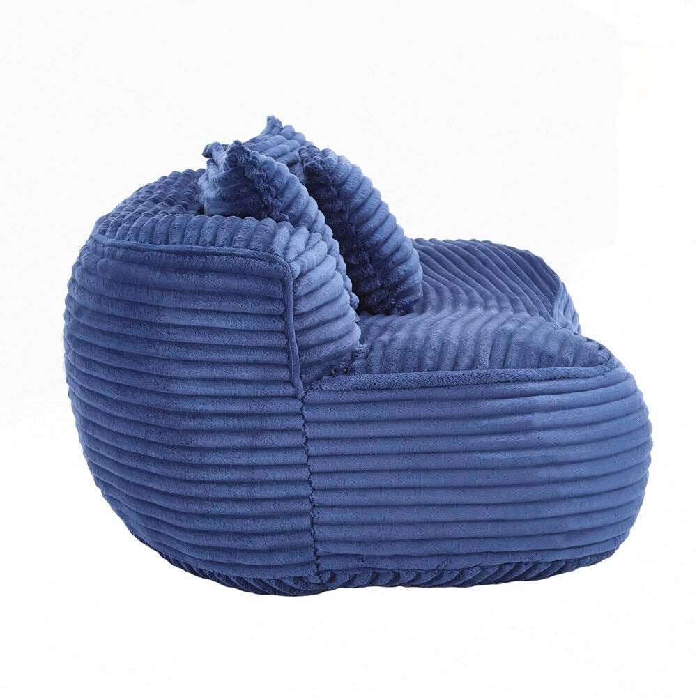 Canapé confortable et durable, fauteuil poire à dossier haut pour adultes et enfants - 2 places