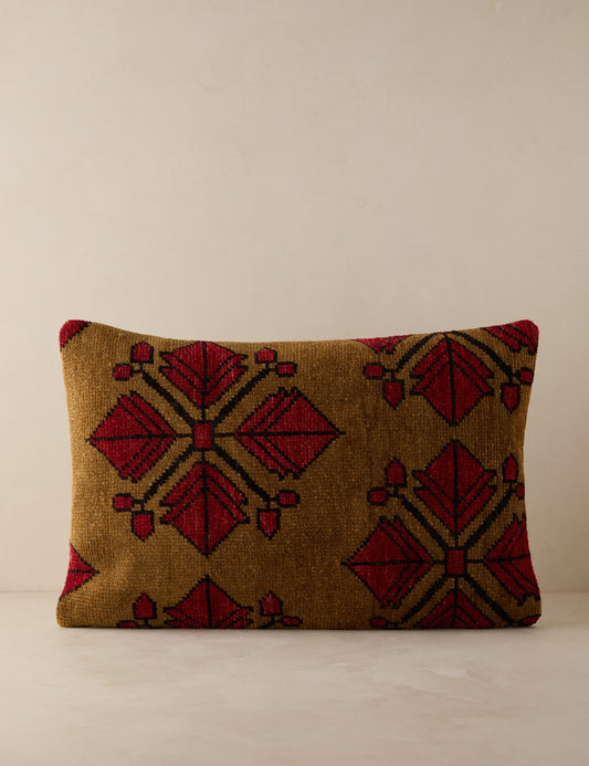 Coussin lombaire vintage n° 257, 16 x 24