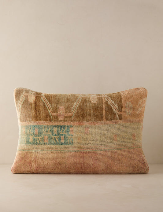 Coussin lombaire vintage n° 258, 16 x 24