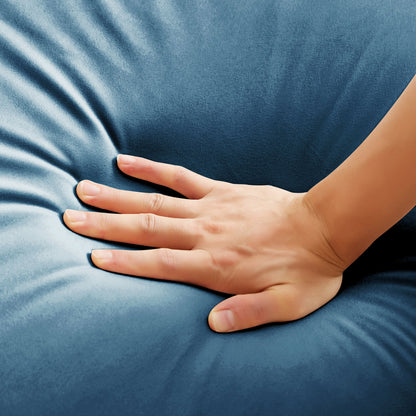 Canapé-lit futon moderne, canapé-lit convertible avec pieds fuselés en bois, 78,35 l, petit canapé à dossier divisé pour salon