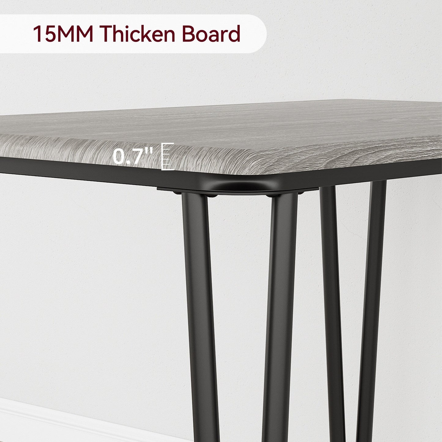 Ensemble de table à manger moderne pour cuisine - 3 pièces