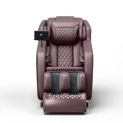 Fauteuil inclinable de massage à gravité zéro avec massage complet du corps, chauffage et audio Bluetooth intégré