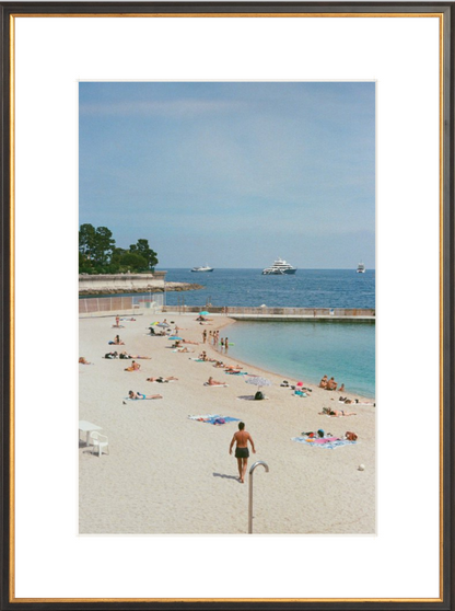 Photographie imprimée à la plage