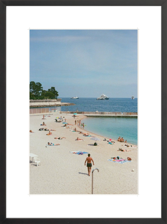 Photographie imprimée à la plage