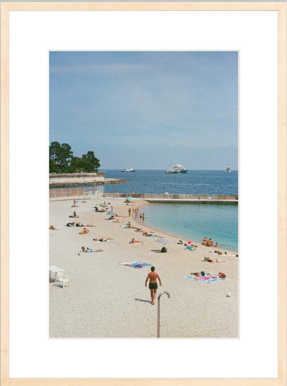 Photographie imprimée à la plage