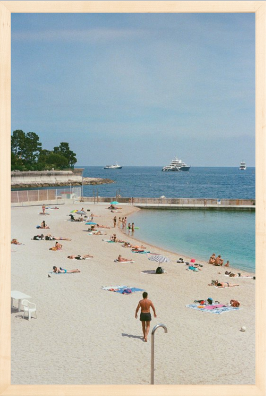 Photographie imprimée à la plage