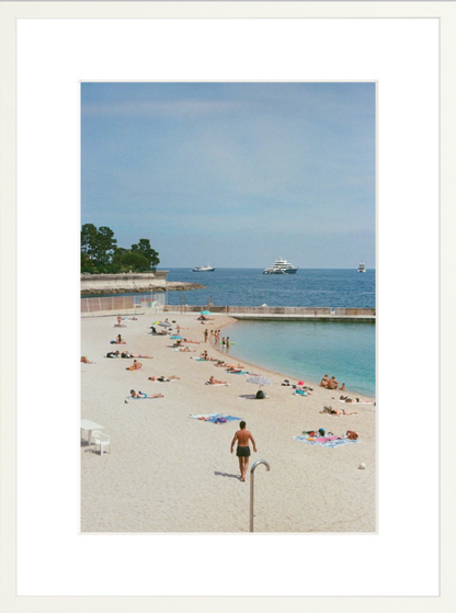 Photographie imprimée à la plage