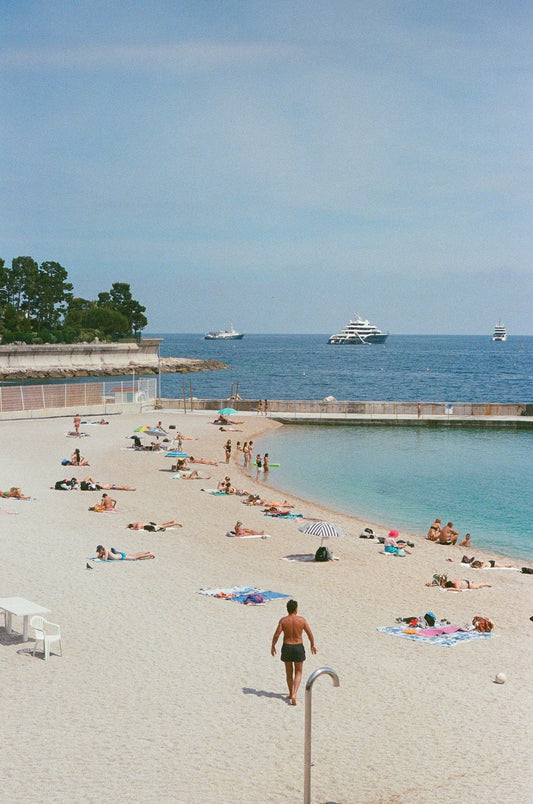 Photographie imprimée à la plage
