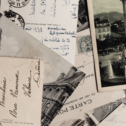 Lot de 20 cartes postales françaises