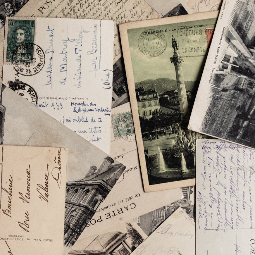 Lot de 20 cartes postales françaises