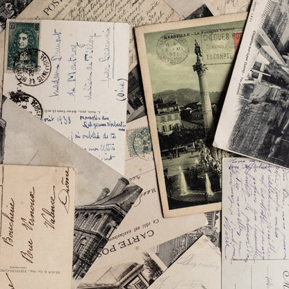 Lot de 20 cartes postales françaises