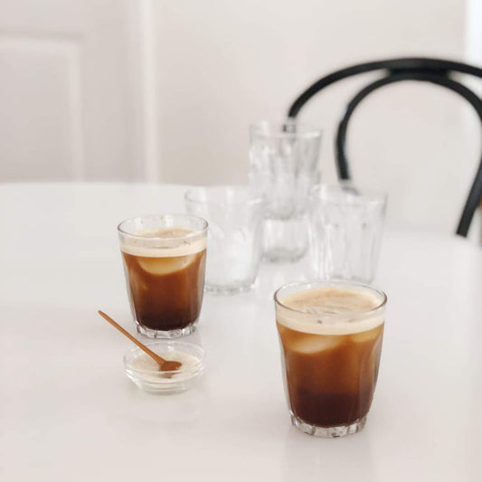 Ensemble de 6 verres à café français