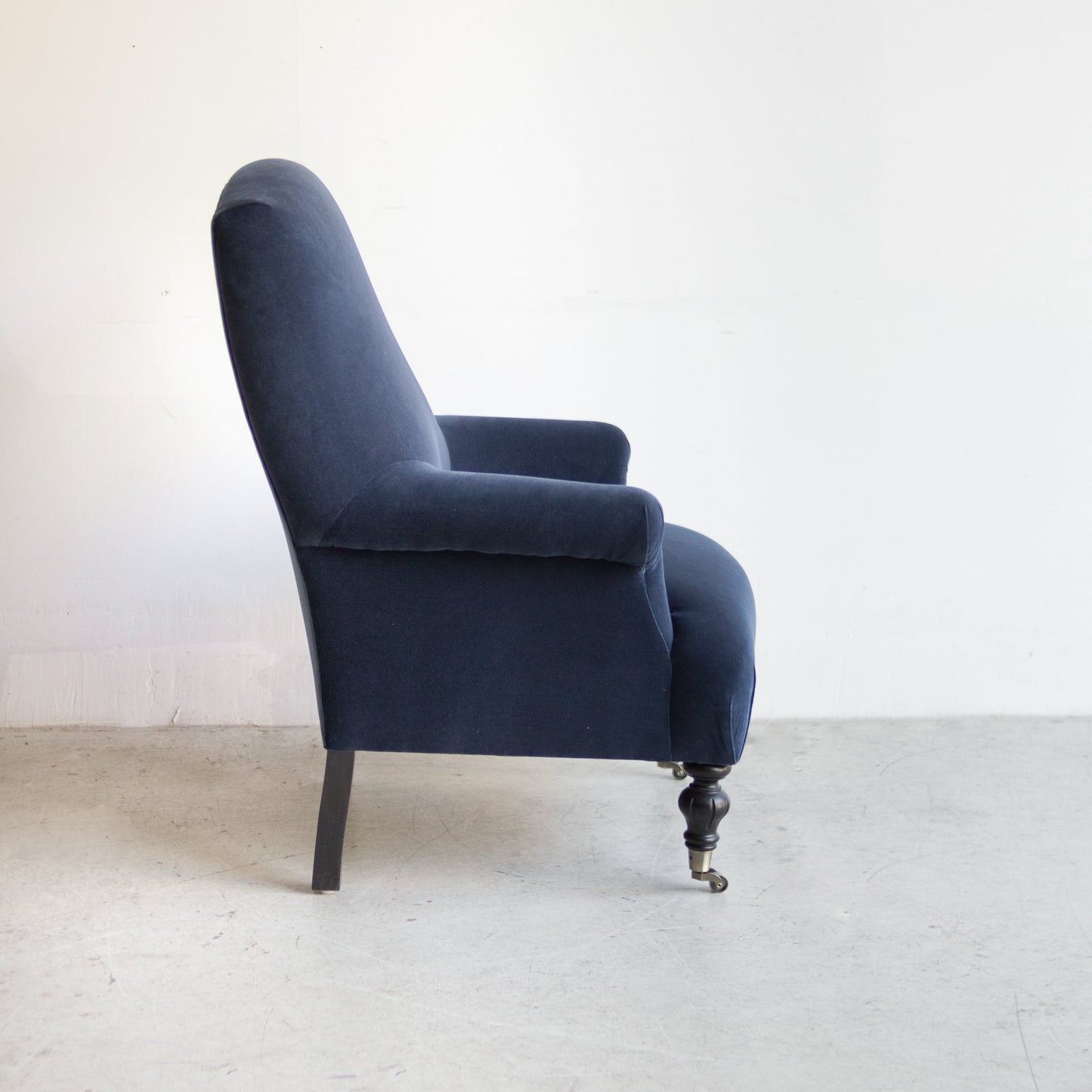 Fauteuil Bellecour | Emile Velours Marine