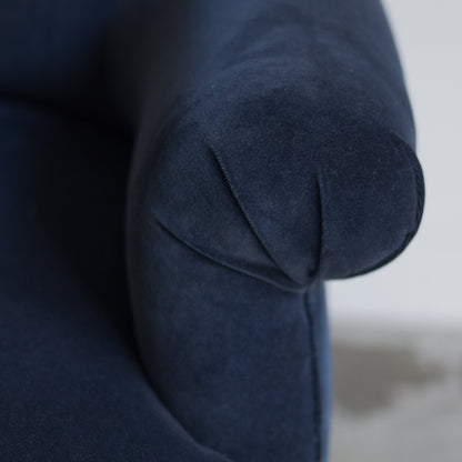 Fauteuil Bellecour | Emile Velours Marine